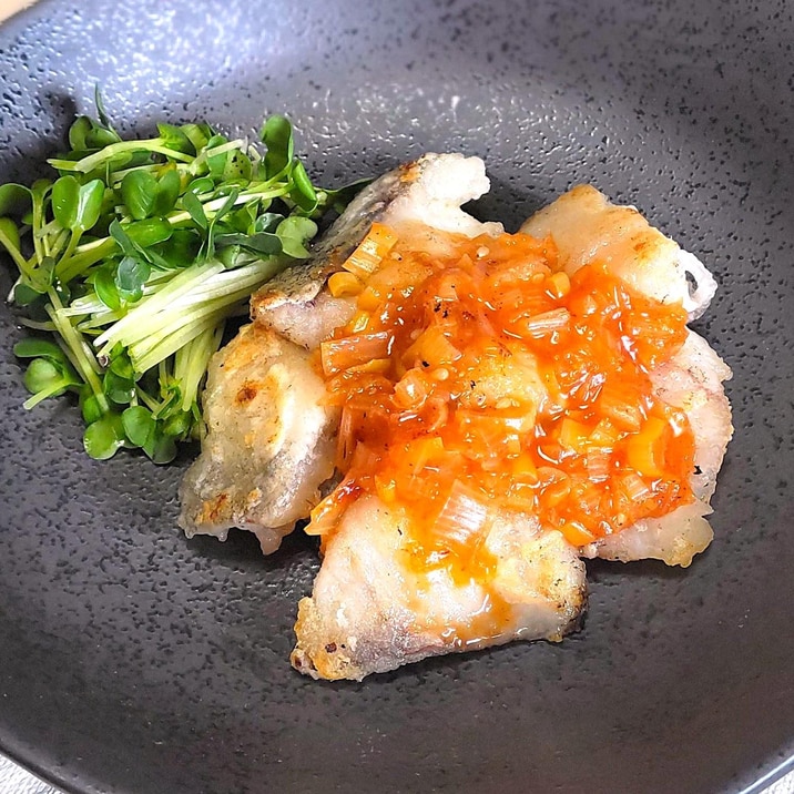 【減塩】お魚のチリソース風